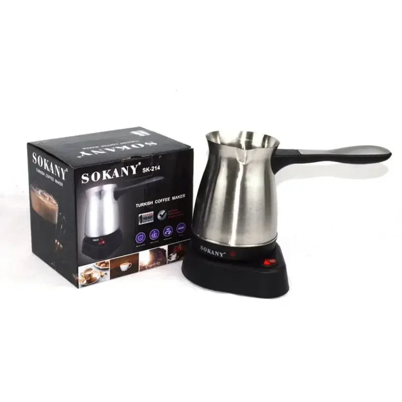 URGGU 600W Electric Moka Pot 500ml | Turkish Espresso Maker