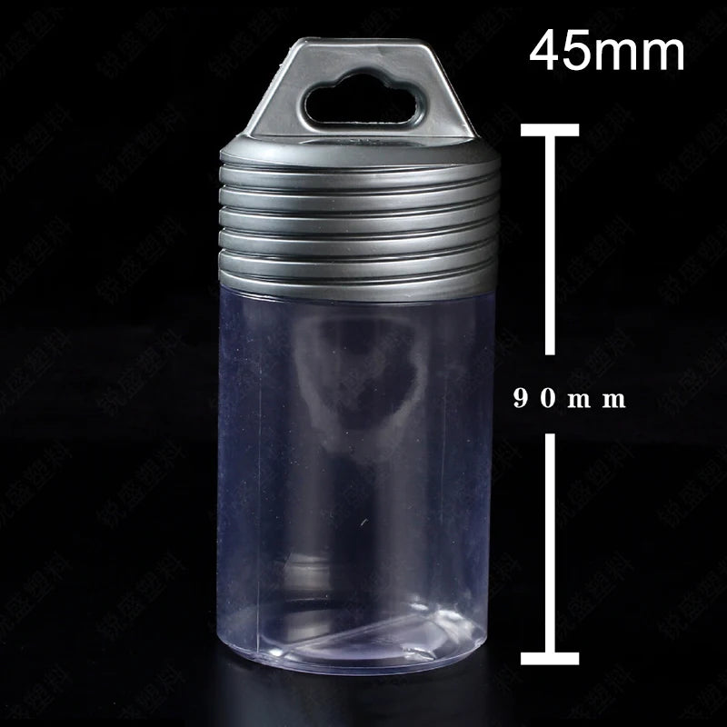 Modular Transparent Plastic Storage Bottles for Small Parts