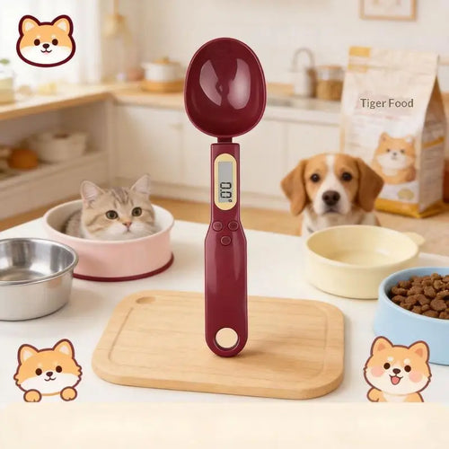 1/2Pcs Digital Measuring Spoon Scale Easy to Clean LCD Display 0.1-500g Food Weighing Tool for Kitchen Baking Pet Food Measuring Oasis Select