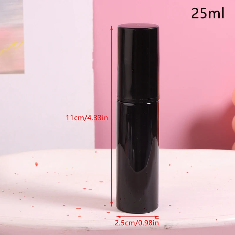 8/10/14/18/25ml Plastic Dry Powder Spray Bottle Refillable Atomizer Baby Powder Dispenser Detachable Makeup Cosmetics Sprayer Oasis Select 8ml Black