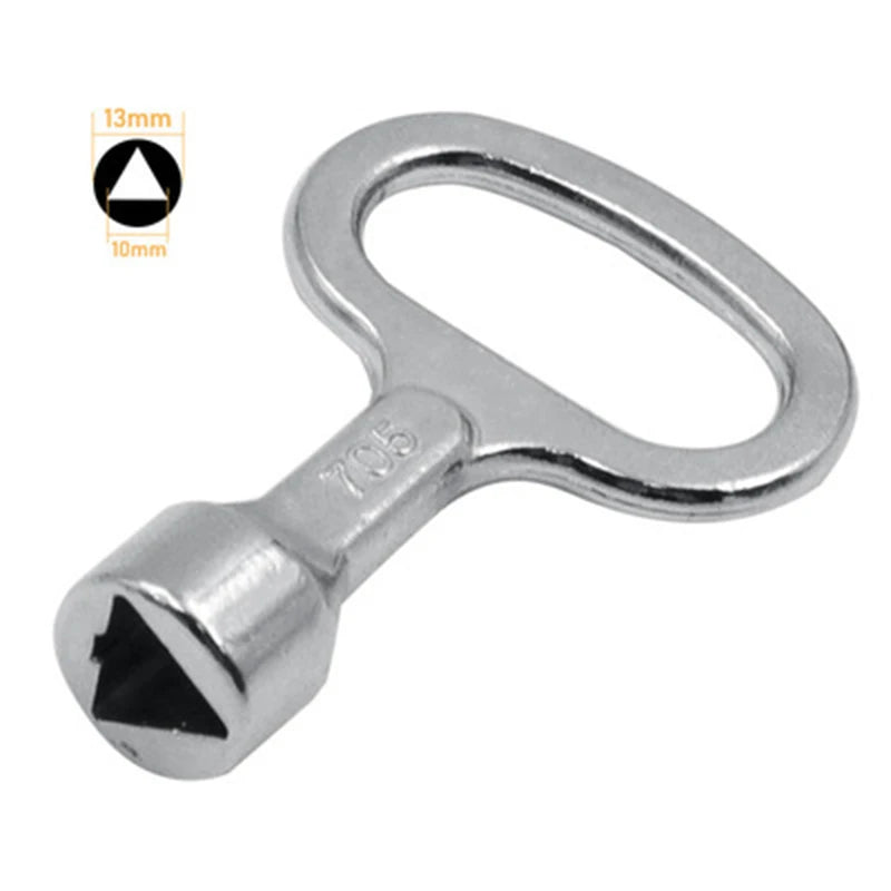 Torque Wrench Key Wrench Plumber Triangle Key for Electric Cabinet Subway Train Ferramentas Manuais инструменты для ремонта Oasis Select Triangle lock