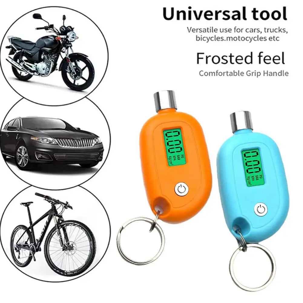 Digital Tire Pressure Gauge LCD – PSI BAR KPA | Car & Bike Digital Tire Gauge Oasis Select