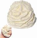 Cream Roll Squishy Toy Slow Rising Dessert Fidget Stress Relief Soft Squeeze Toy for Anxiety Relief Kids Adults Collectible Oasis Select White