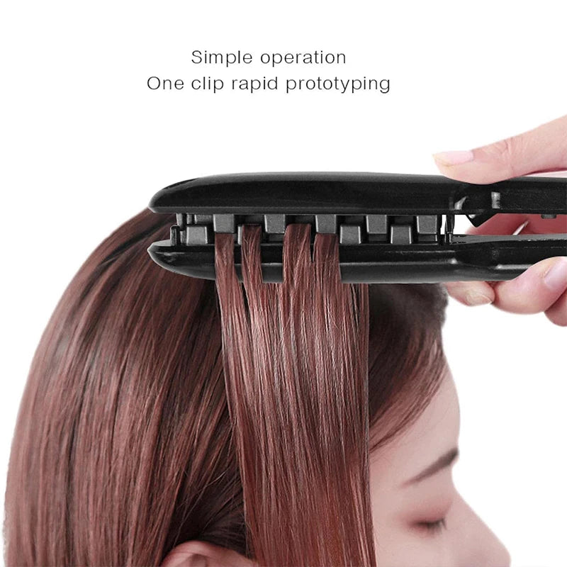 2-in-1 Negative Ion Hair Straightener & Curling Iron | Ceramic