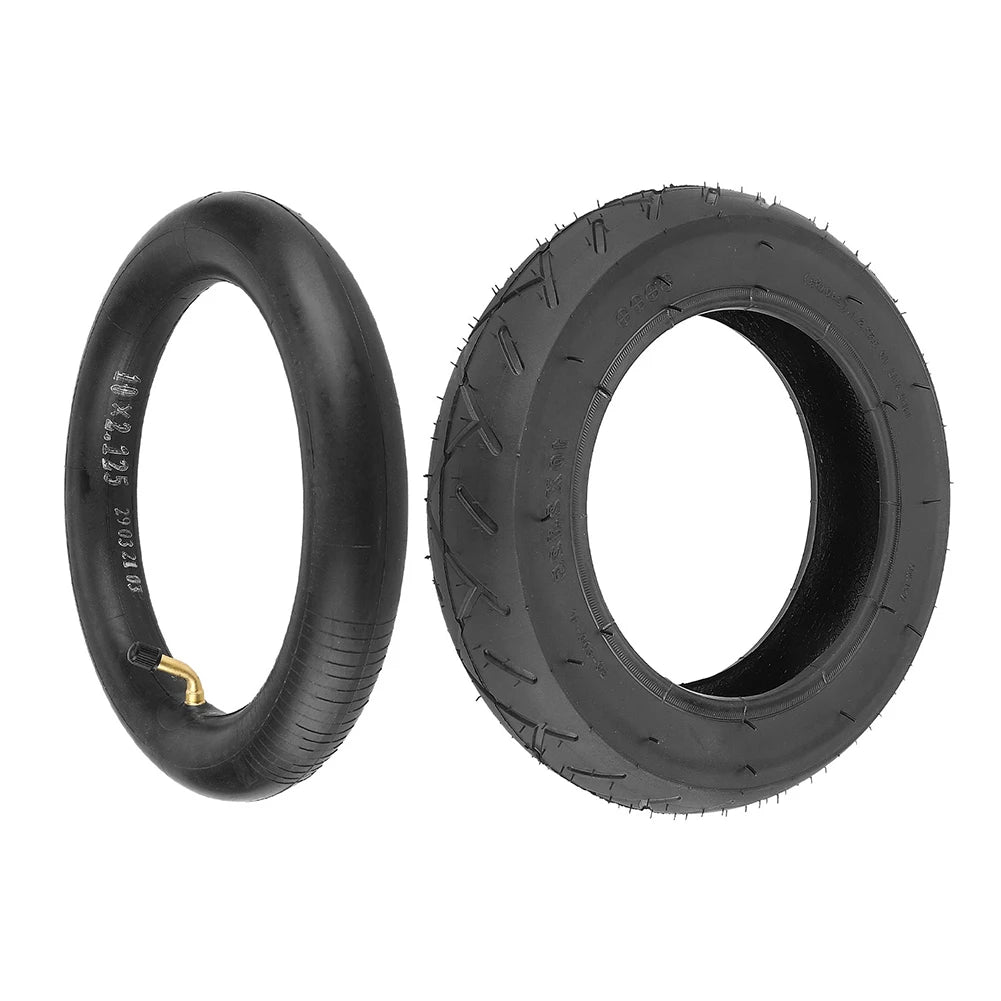 Easy and Reliable Replacement Option for Electric Scooter Balancing Car, 10x2 125 Inner Tube & Outer Tyre, Black Rubber Material Oasis Select Inner tube outer t