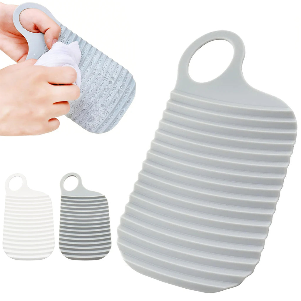 2/4 PCS Mini Washboard Portable Laundry Scrubber Plastic Travel Camping Home Clothes Washing Tool Durable Clean Creative Gift Oasis Select