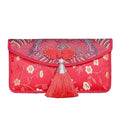 Embroidered Silk Red Envelope Gift Bag – New Year & Wedding Embroidered Gift Bag Oasis Select E