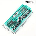 SLADE M3–M12 Tap & Die Set | 8/12/20 Pc Chrome-Vanadium Tap & Die Set Oasis Select GZ211-20pcs