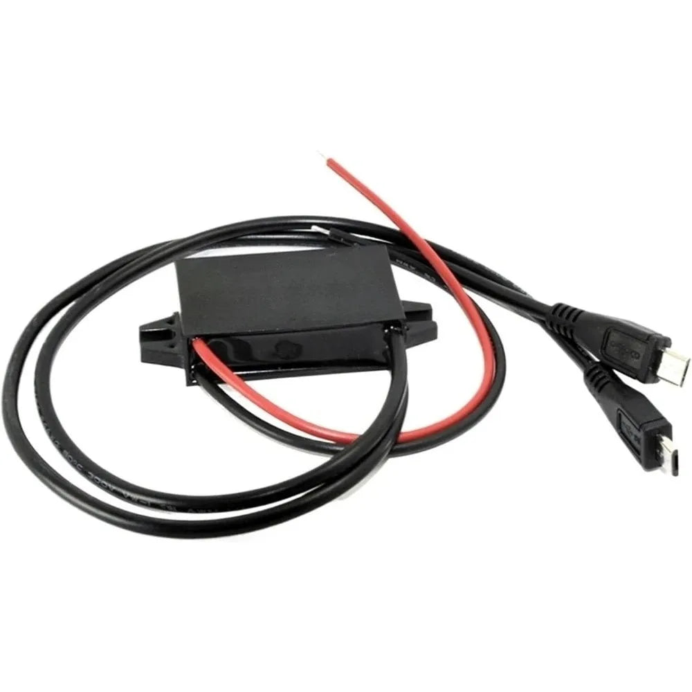 DC/DC 12V 24V Step Down To 5V 3A 15W Converter Module Power Supply Regulator For Car Charger Dual USB Output (12V-5V 3A 1USB C1) Oasis Select