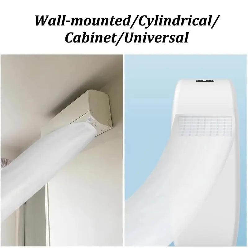 1 Piece Summer Cool Transfer Conveyor Air Pipe For AC Blowing Guide 8/10/12/15/20/25M Air Conditioning Extended Bag Duct Bag Oasis Select