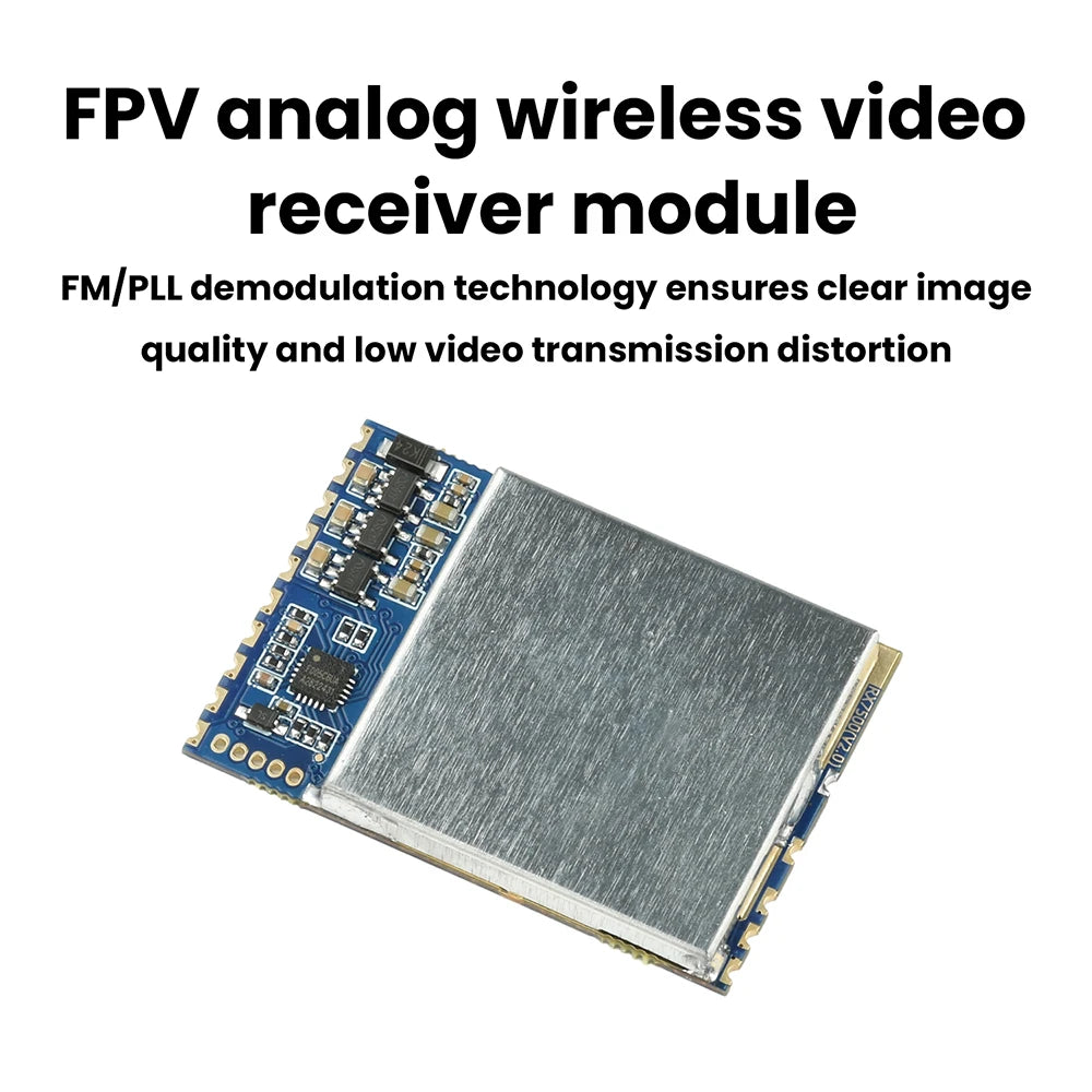 RX7500 6000-7500MHz Wireless Video Receiving Module 7.2GHz VRX with RSSI Output Analog Voltage Signal for Monitoring System Oasis Select Default Title