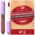 DUNUF Pearl Lip Gloss Moisturizing Lip Gloss Easy Color Lipstick Oasis Select 12