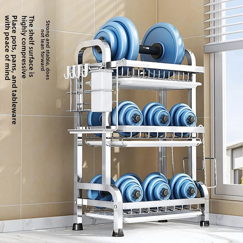 Dish storage rack Stainless steel kitchen tableware rack Ventilated drain basket Thickened dish drain rack Oasis Select