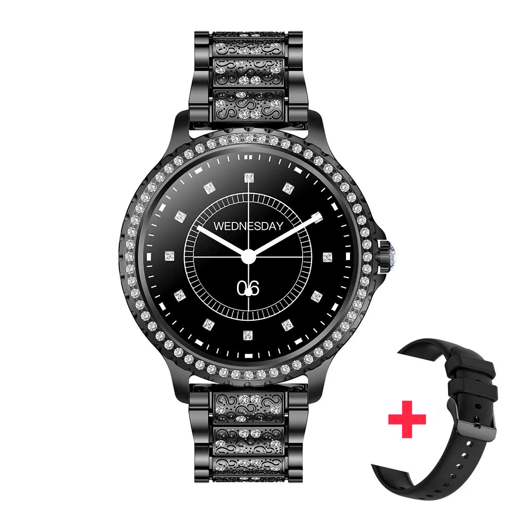2025 New Blue Tooth Call Woman Smart Watch Man Sports Fitness Bracelet Waterproof Body Temperature Smartwatch For Android IOS Oasis Select BK3MCU A BKS