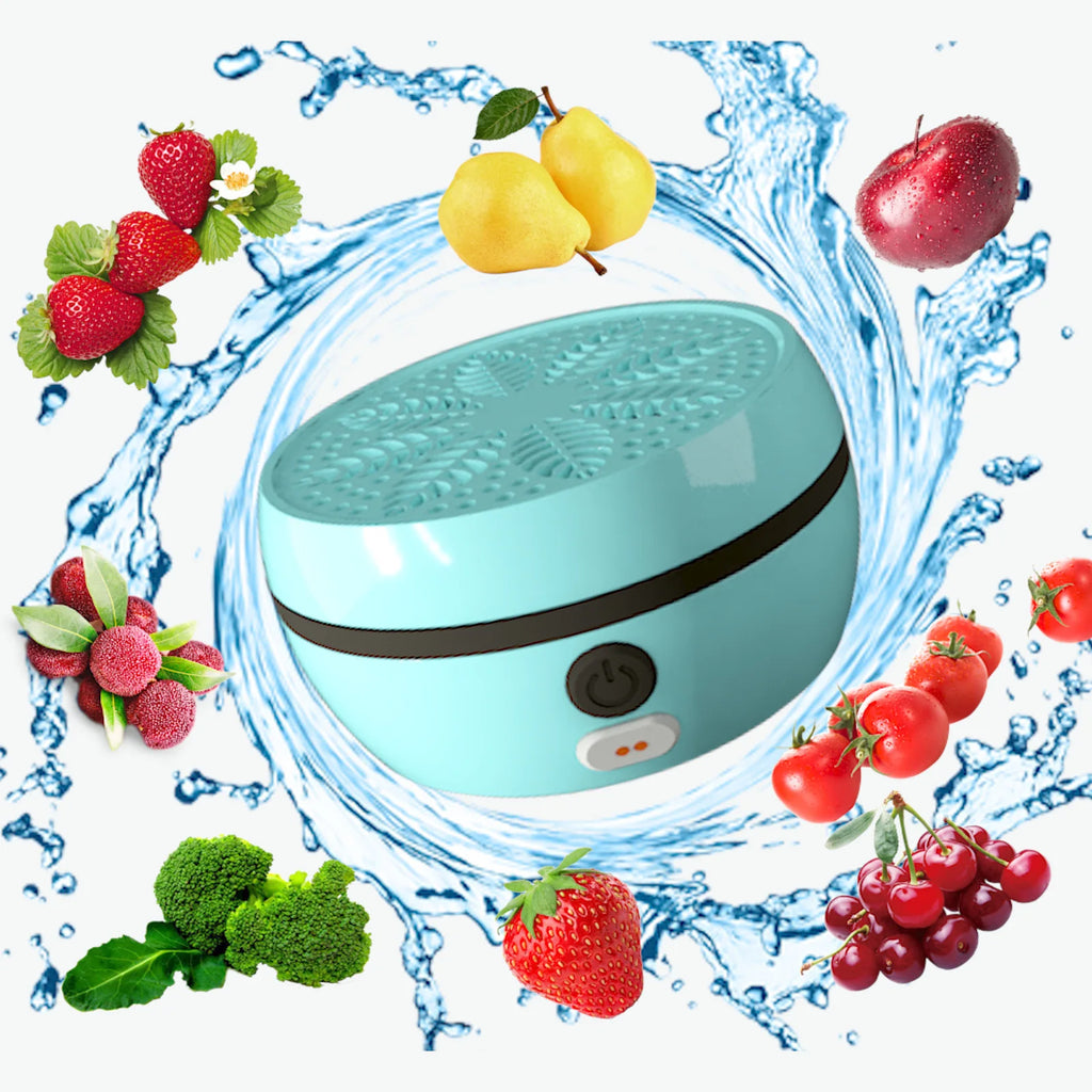 Household Food Purifier Fruit And Vegetable Washing Machine Vegetables Cleaner Machine Oasis Select CN Sky blue