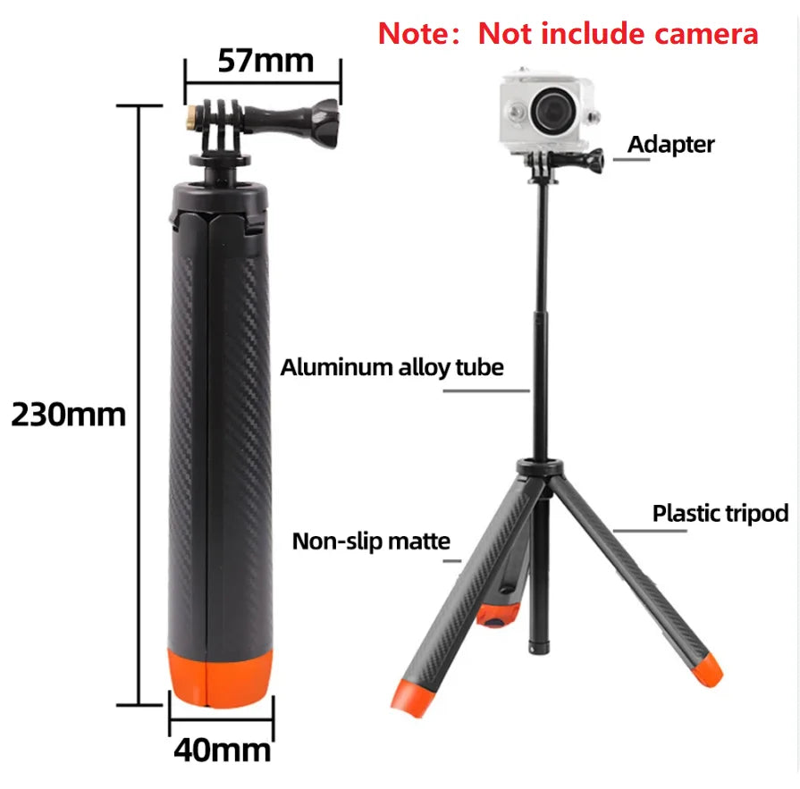 Floating Tripod Selfie Stick for GoPro, DJI & Insta360