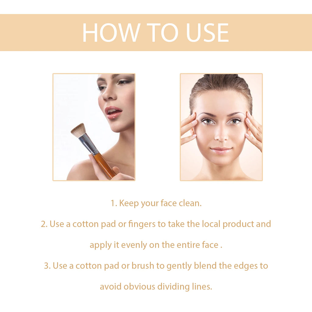 Color Changing Foundation Moisturizing Hides Wrinkles Lines SPF 15+ Hydrating Color Longwearing Waterproof Makeup Base Concealer Oasis Select