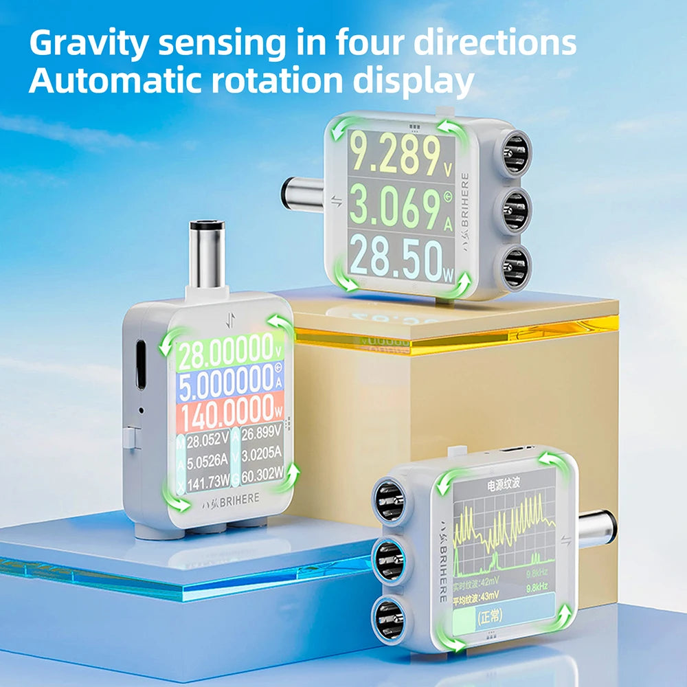 DC5.5 High Precision Tester DC 4.5-80V 6A 0-600W Digital Voltmeter Ammeter DC Current Voltage Power Meter Fast Charging Monitor Oasis Select
