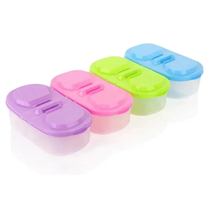 1PC Healthy Plastic Food Container Portable Lunch Box Capacity Camping Picnic Food Fruit Container Storage Box for Kids Dinnerw Oasis Select
