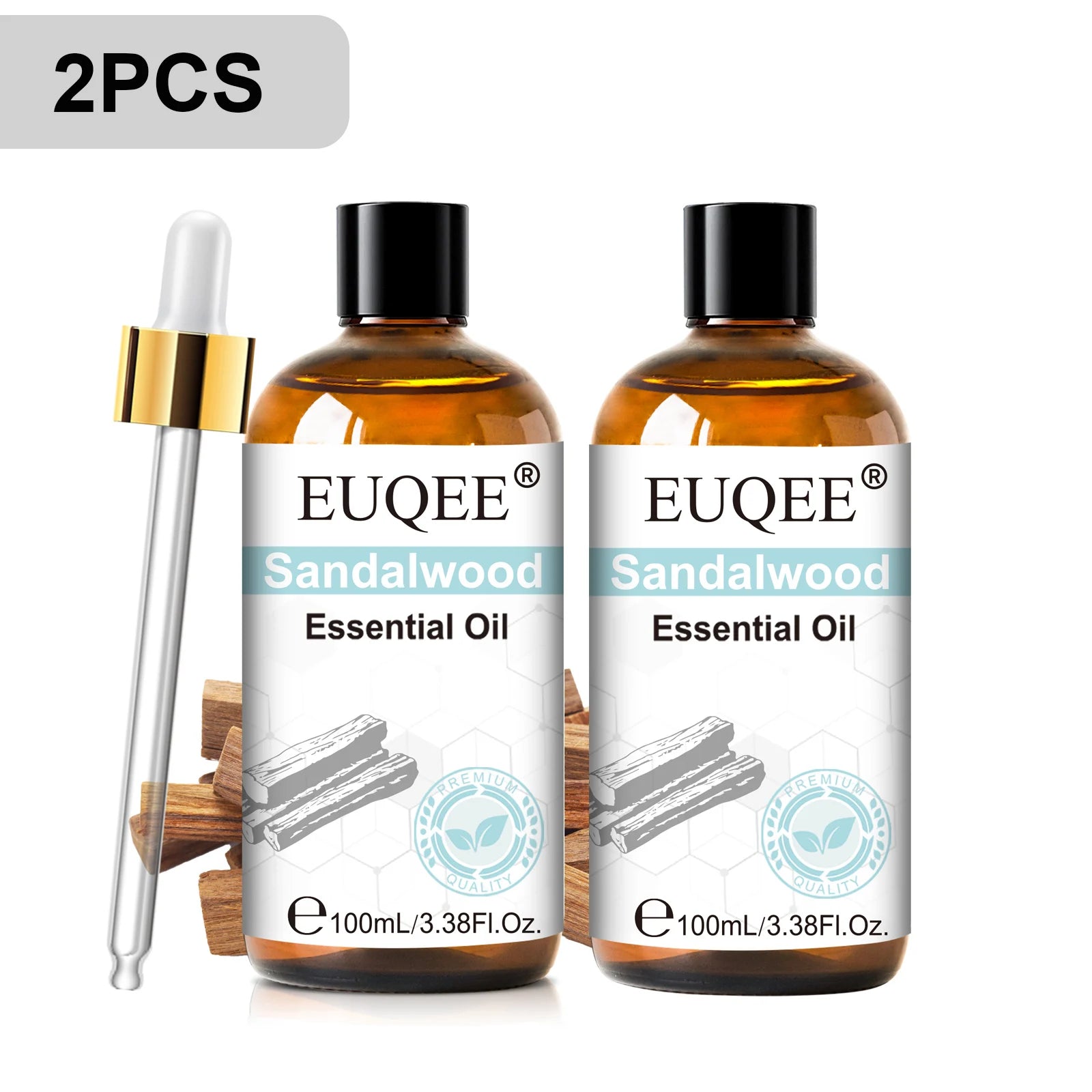 EUQEE 100ml Essential Oil for Diffuser – Lavender, Rose & More
