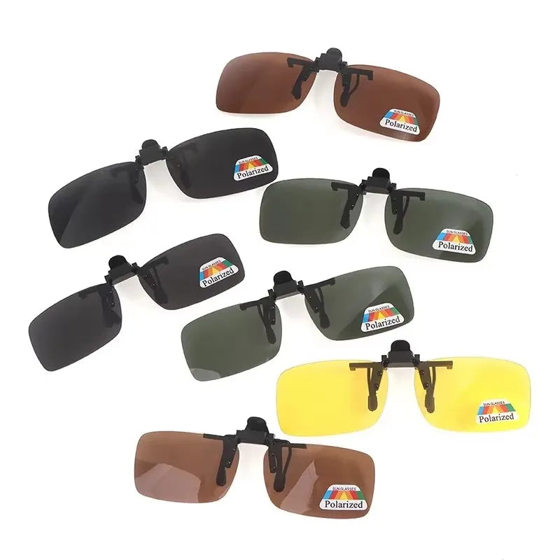 1/2/3PCS Polarized Sunglasses Clip For Driving Night Vision Glasses UV400 Outdoor Sunshade High Definition Sunglasses Clip Oasis Select
