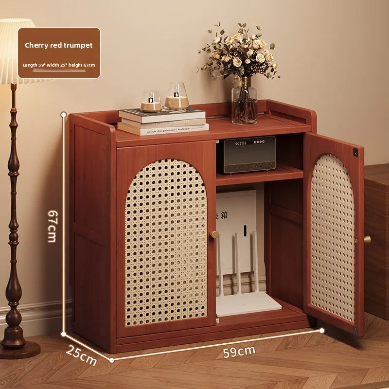 New Chinese storage cabinet, cover box, meter box, cover ugly storage box, simple installation cabinet without punching holes Oasis Select Cherry-2-67cm