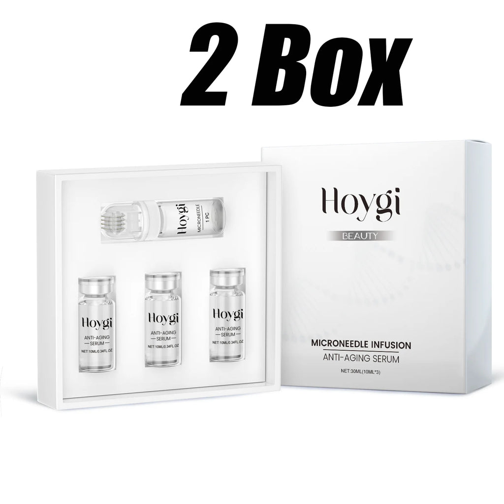 Hyaluronic Acid Essence Skin Care Roller Set Tightening Massage Facial Skin Smoothing Nourishing Improve Rough & Matte Skin Oasis Select 2 Boxed