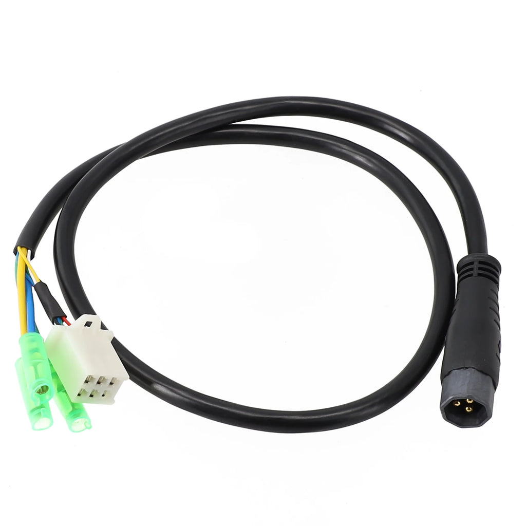 Male Connector 9Pin Motor Cable 60CM 9 Pin Male Connector Adapter Cable/Male Black Adapter EBike Electric Bicycle Oasis Select