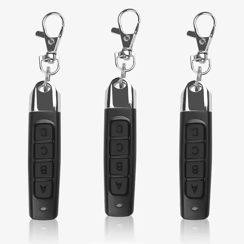433MHz 4-Button Remote Control Duplicator 1/50PCS Clone Cloning Code for Car Key Garage Door Gate Opener Oasis Select 3PCS No plug