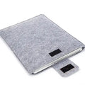 Felt Sleeve Slim Tablet Case Cover Bag 13Inch 15inch for MacBooks Air Pro Solid Color Tablet Storage Bag Oasis Select Light Grey 15-inch