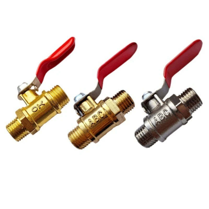 Copper 1/4 "agricultural Ball Valve DN8 Electric Spray Plunger Pump Pesticide Applicator Pump Head High-pressure Handle Switch Oasis Select