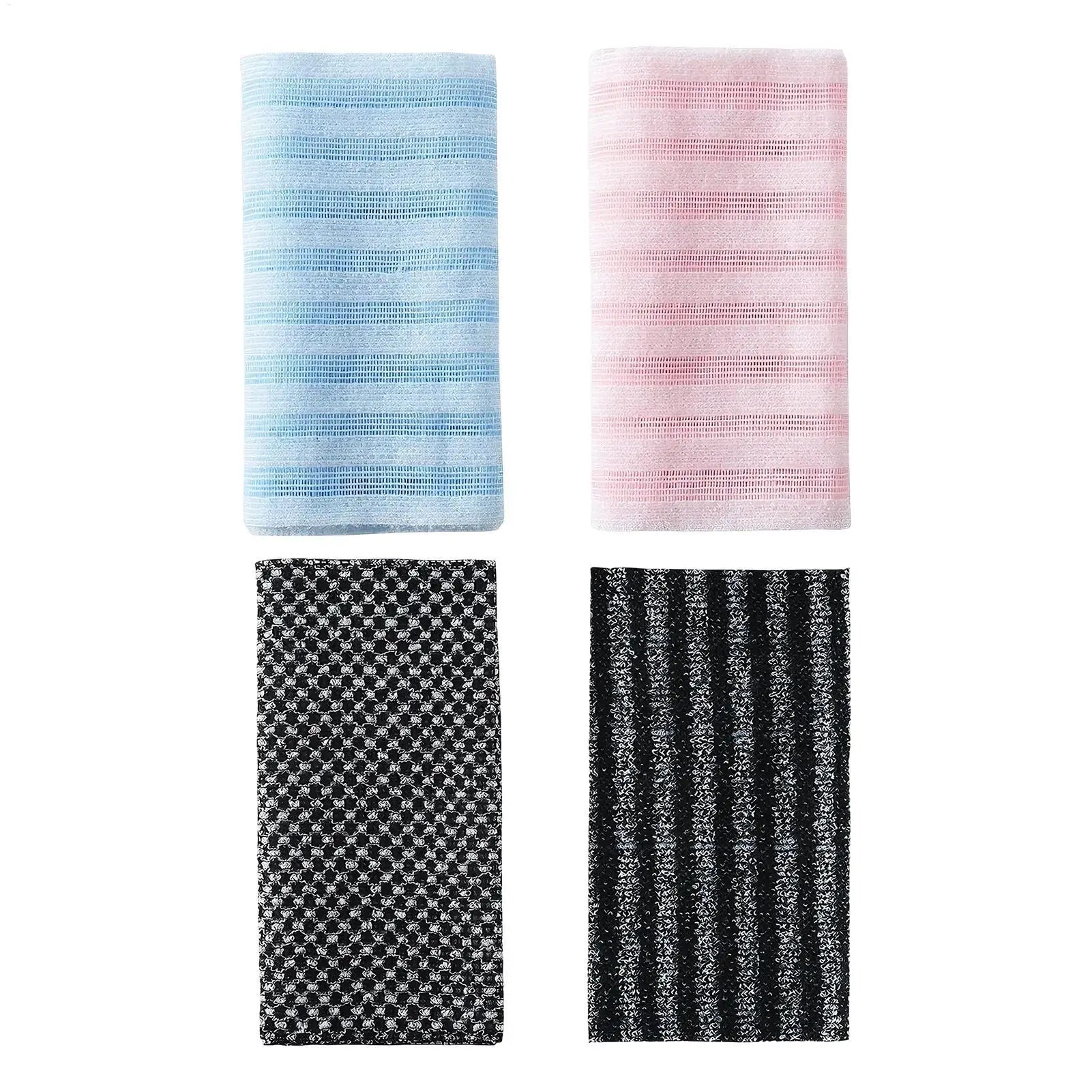 Exfoliating Bath Brush cloth 1PC Shower Scrubber for Back & Body Multi-Function Soft Shower Sponge Bathroom Accessories Oasis Select