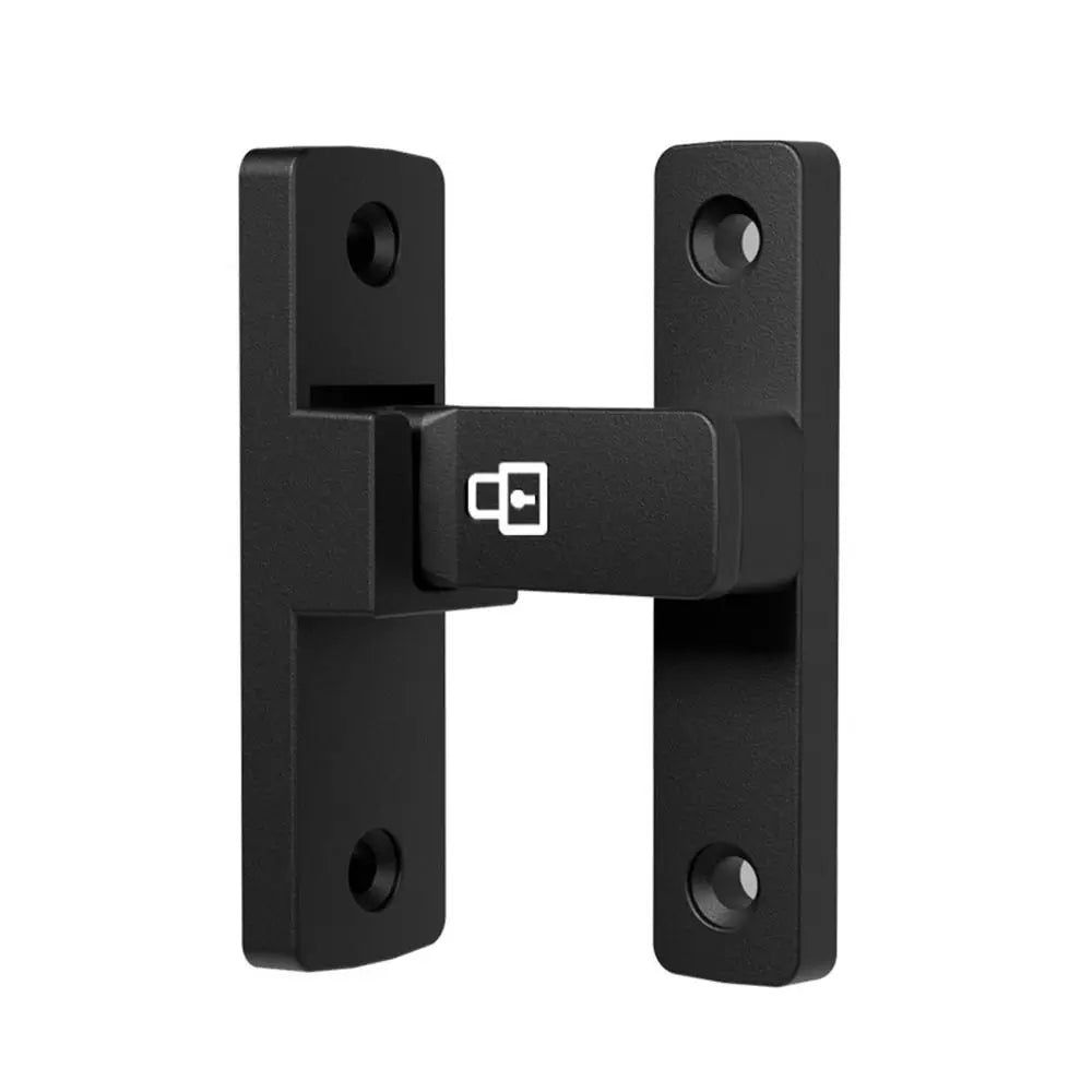 Luminous Door Buckle Zinc Alloy Non Perforated Anti-theft Door Latch 90°/180° Sliding Door Lock Positioning Latch Door Hardware Oasis Select