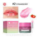 Blueberry Lip Sleeping Mask Overnight Dual Color Hydration For Dry Cracked Skin Reduces Fine Lines Moisturizing Nourish Lip Care Oasis Select 2Strawberry