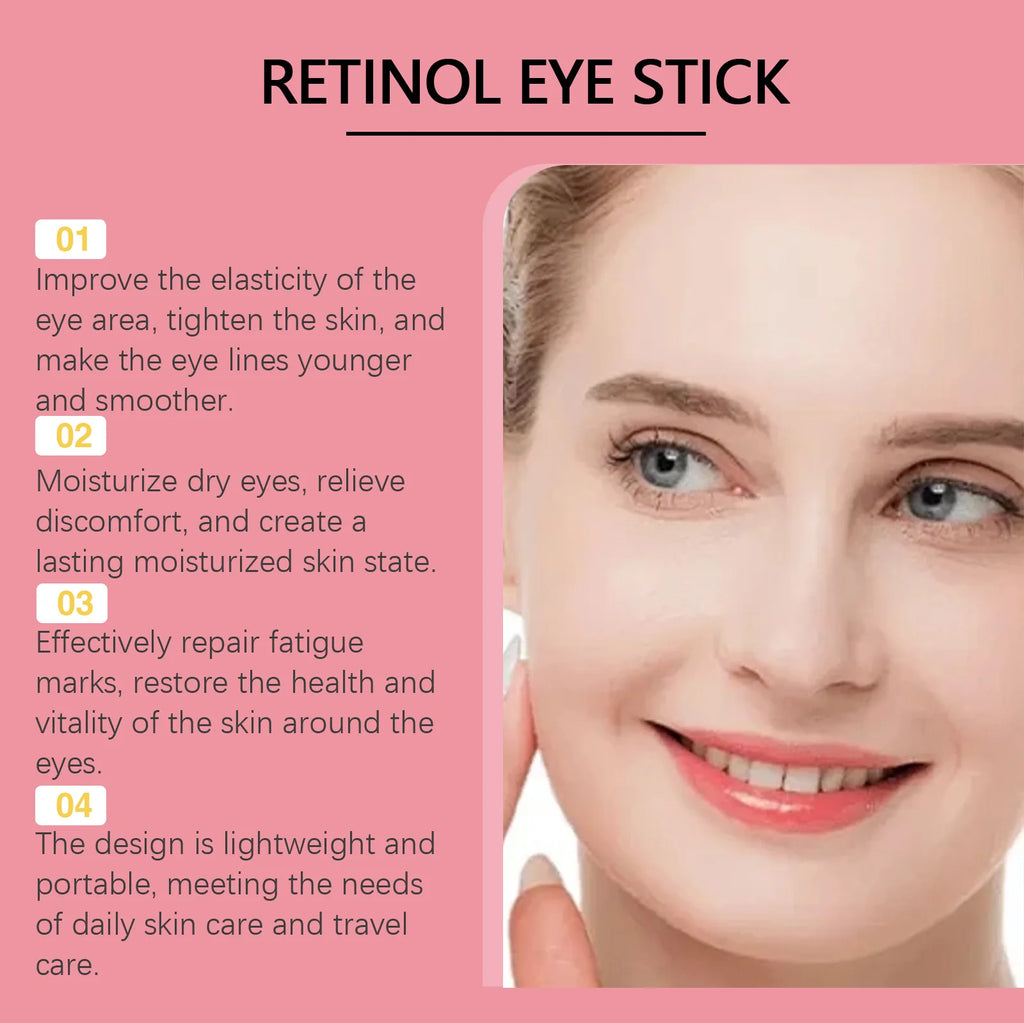 Retinol Eye Cream Stick – Firms, Hydrates & Massages Eye Area