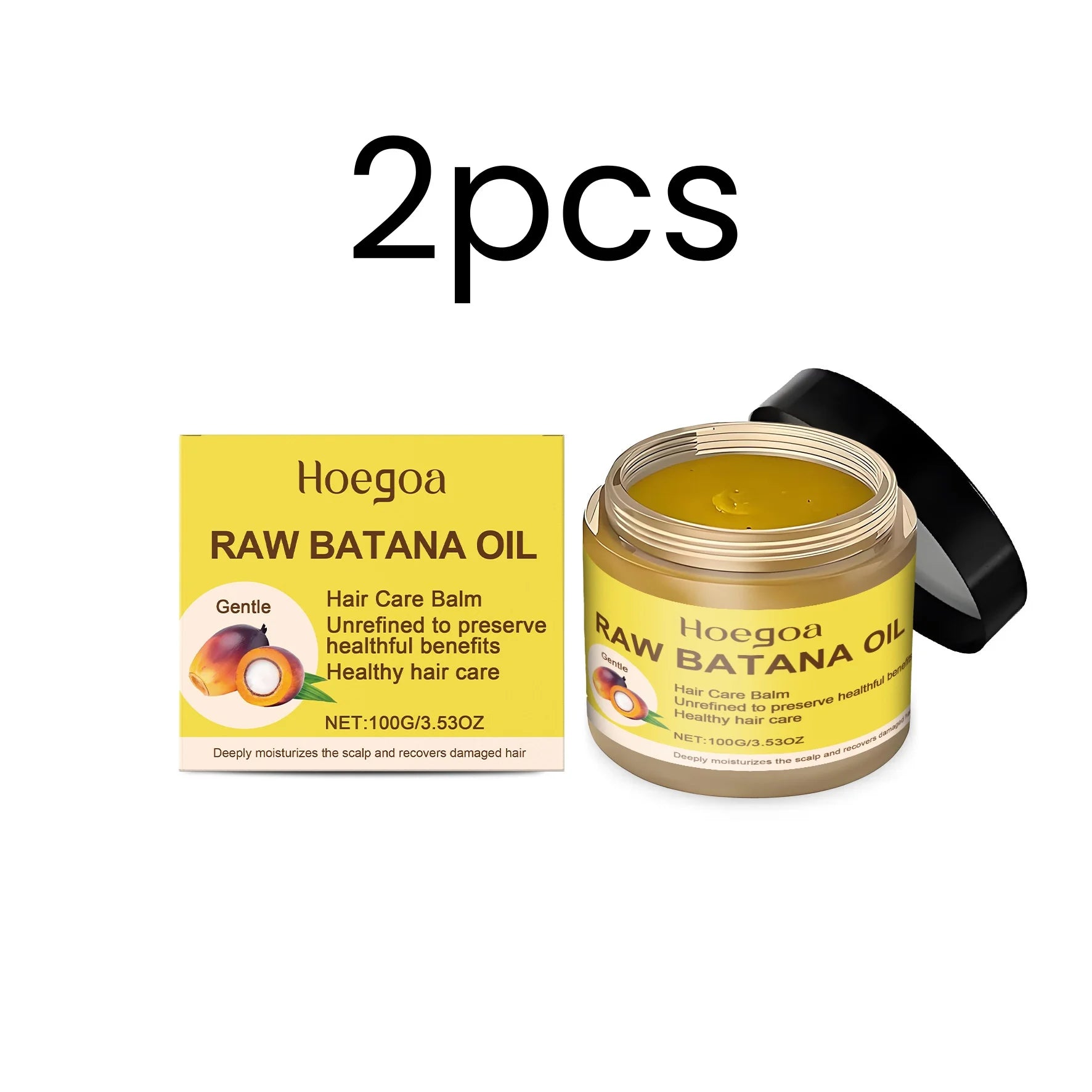 Hoegoa Batana Oil Hair Balm – Moisturizing Repair Serum 100g Hair Treatment Balm Oasis Select 2pcs