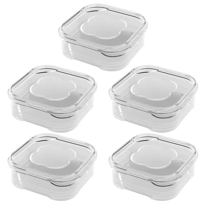 Food Fresh Box with Lid Refrigerator Storage Box Meat Vegetable Sealed Container Ginger Garlic Sub-Packed Boxes Kitchen Supplies Oasis Select 5Pcs