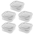 Food Fresh Box with Lid Refrigerator Storage Box Meat Vegetable Sealed Container Ginger Garlic Sub-Packed Boxes Kitchen Supplies Oasis Select 5Pcs