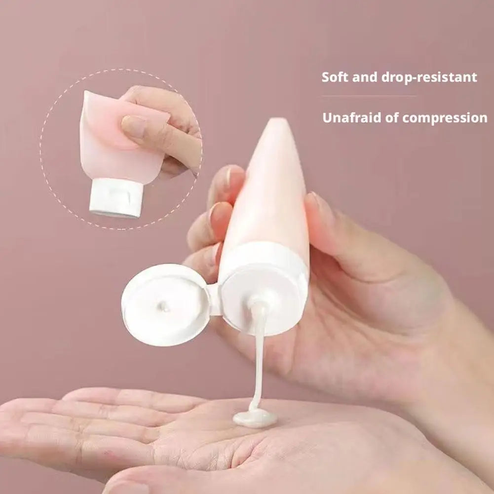 60ml Travel Silicone Squeeze Bottles – 4-Pack Leakproof TSA