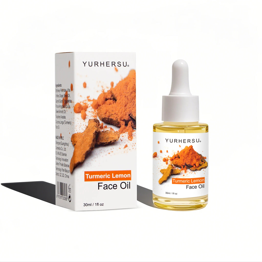 YURHERSU Turmeric Lemon Revitalizing Face Oil 30ml Brightening Face Oil Oasis Select