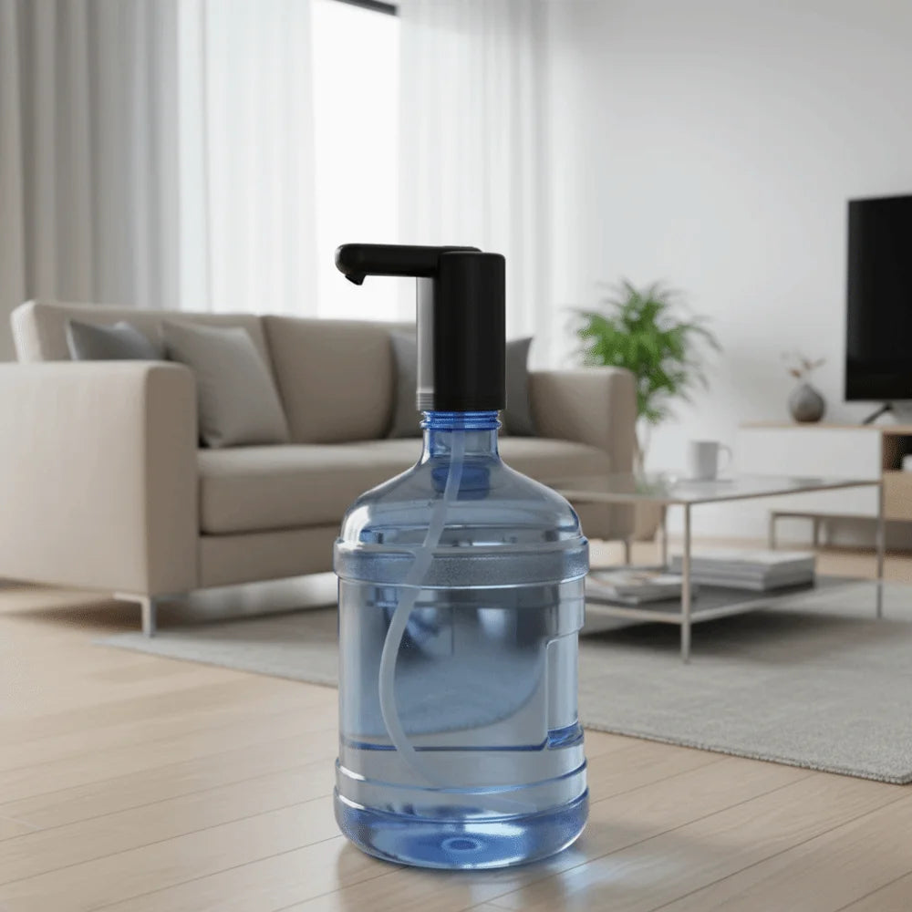 USB Rechargeable Electric Gallon Water Bottle Pump Dispenser