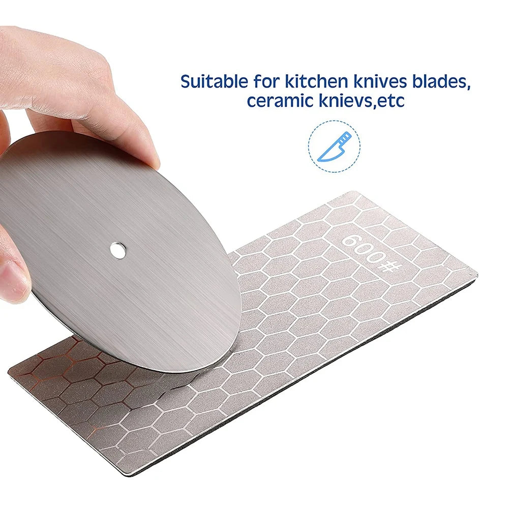 LIKE WISH 3Pcs Diamond Sharpening Stone Set Diamond Plate Sharpening Stone Professional Bench Stone(400 , 600 , 1000 ) Oasis Select
