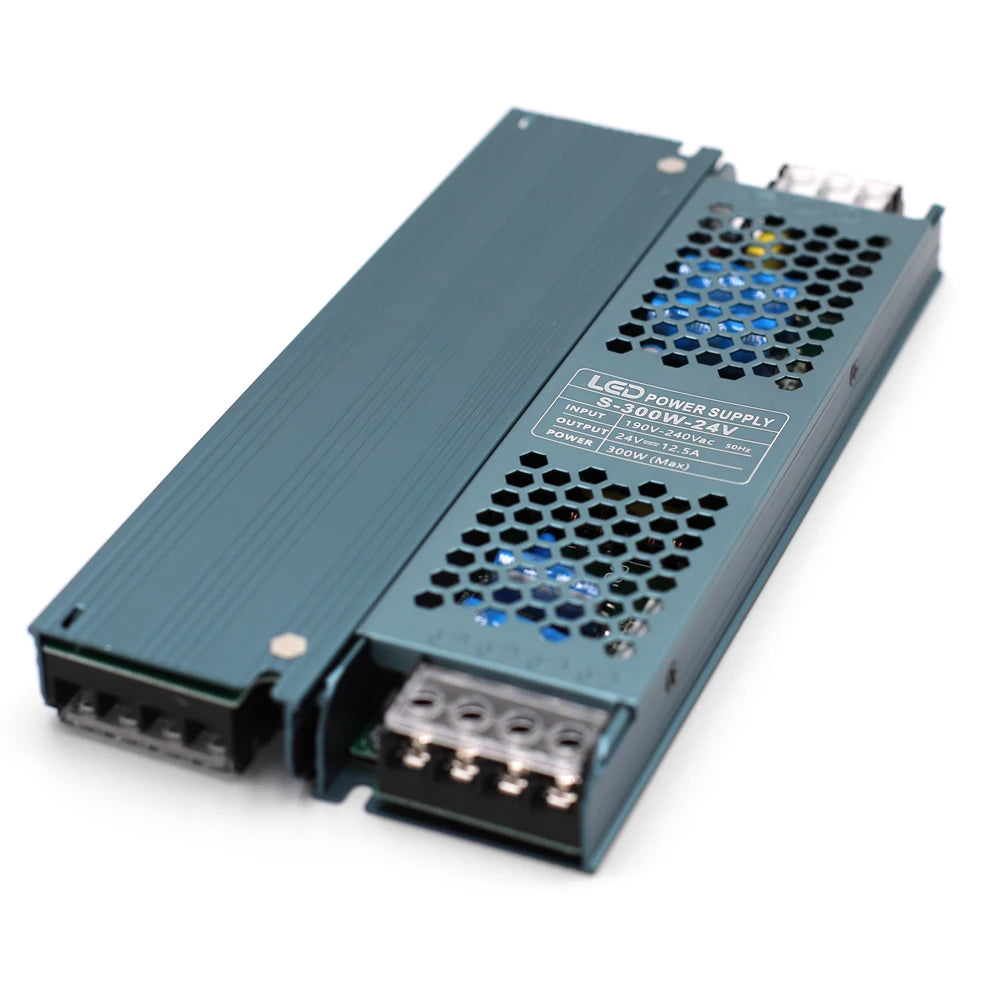 DC 12V 24V LED Power Supply AC190-240V Mute Lighting Transformers 60W 100W 200W 300W 400W LED Light Driver Power Adapter Oasis Select