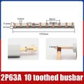 1/2P Pin Type Busbar Copper Bar Terminal Block For MCB DZ47 Air Switch Connector 63A Circuit Breaker Connector Oasis Select A5
