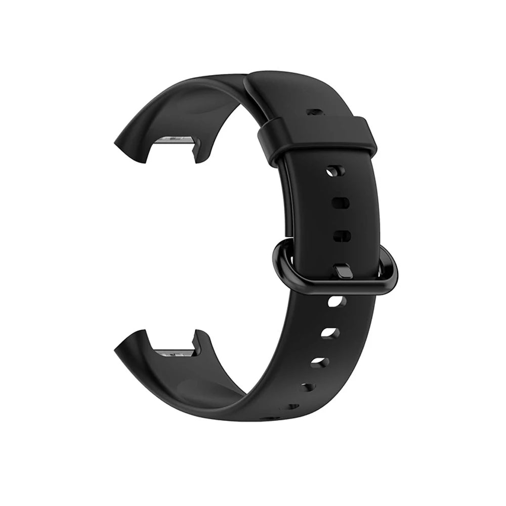 Soft Silicone Sport Strap for Redmi Watch 2 Lite & Xiaomi Watch 2 Smartwatch Band Oasis Select black