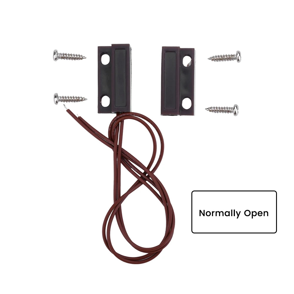 MC-38 Wired Door and Window Sensor Detector Magnetic Switch NC/NO, Suitable for Home Security Alarm System Oasis Select Normally Open