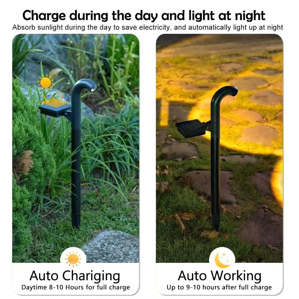 Solar Pathway Lights Outdoor – Warm White LED, IP55 Waterproof