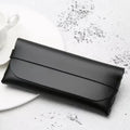 Black Soft PU Leather Glasses Case, Fashion Eyeglasses Protective Pouch, Travel Accessories for Men and Women Oasis Select Default Title