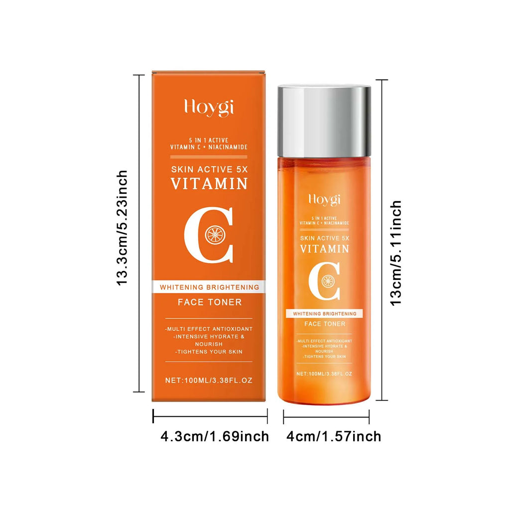 Vitamin C Hydrating Toner Moisturizing Brightening Refreshing Antioxidant Facial Essence Shrink Pores Smoothing Face Skin Care Oasis Select