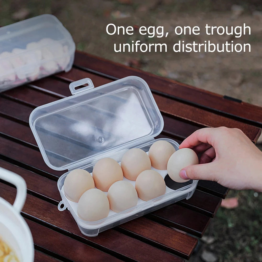 Shockproof Egg Storage Box 3/4/8 Grid | Camping & Kitchen